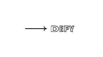 Defy Sticker by [ 2 one 5 ] Creative