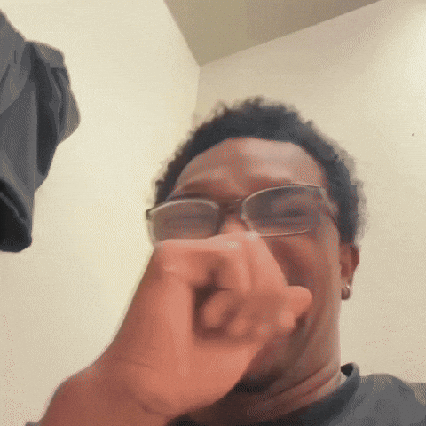 Not Funny Glasses GIF