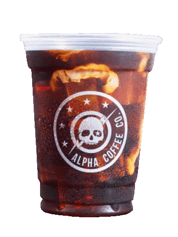 Alpha Coffee Sticker