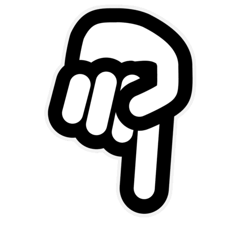 Hand Click Sticker by Fancy Dots