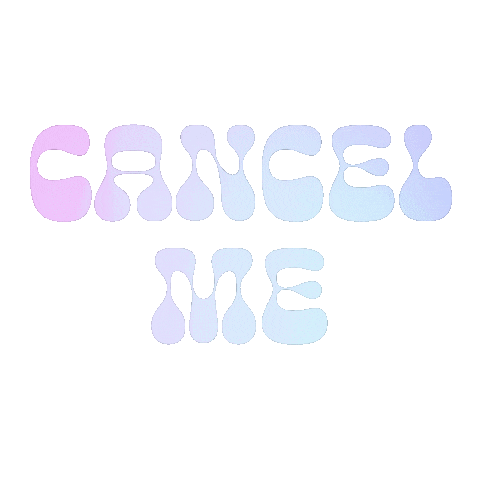 Cancel Couture Sticker by Veronica Dearly