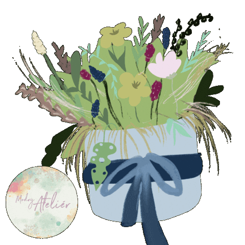 Modrý ateliér Sticker