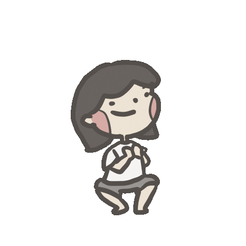Happy Girl Sticker