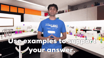Use Examples To Support Your Answer GIF