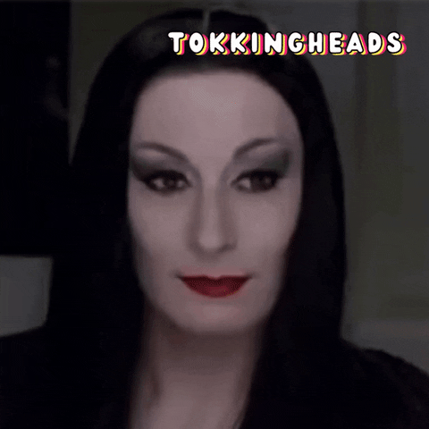 Anjelica Huston Reaction GIF by Tokkingheads
