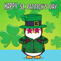 St Patricks Day Penguin GIF by Pudgy Penguins