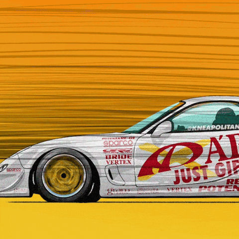 Racing Race GIF by kneapolitan