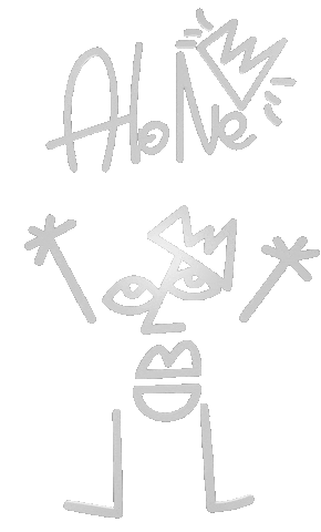 Alone Sticker by DAR BEAUTY