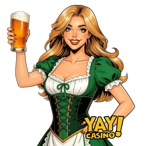 St Patrick Cheers Sticker by Yay on Giphy