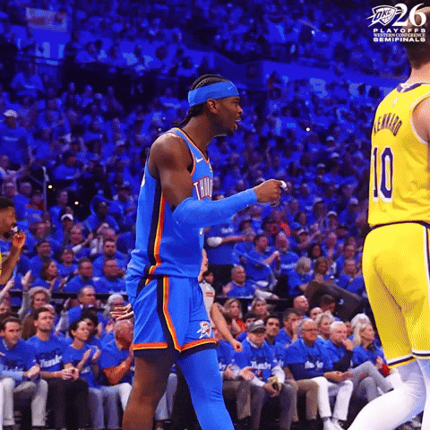 Who Is That Wait What GIF by OKC Thunder