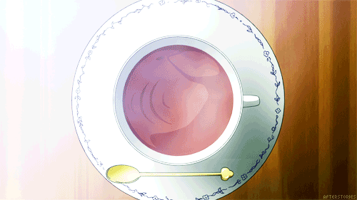 Image result for tea anime gif