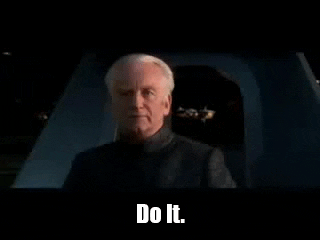 Image result for do it palpatine gif"
