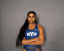 Closeup Trackfield GIF by BYU Cougars