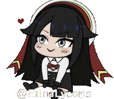 Manga Hearts Sticker