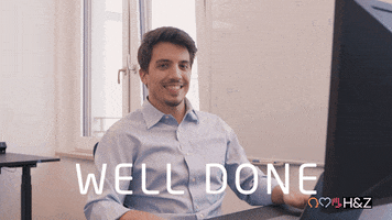 Well Done Reaction GIF by H&Z Management Consulting