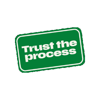 Trust Process Sticker by Creatomatic
