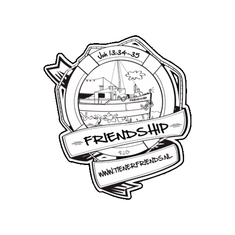 Tienerfriends De Friendship Sticker