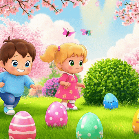 Joyeuses Paques Easter GIF by ANTONZA