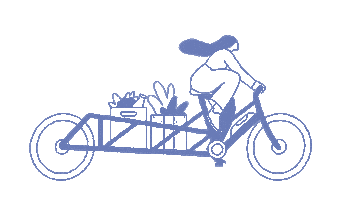 Coffee Bike Sticker by IDEE KAFFEE