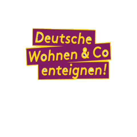 DW & Co Enteignen Sticker