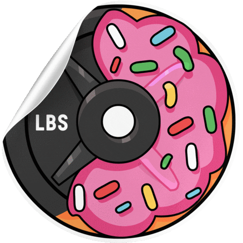 Donuts Sticker by Plate Snacks