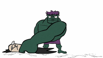 Hulk Smash Loki GIF