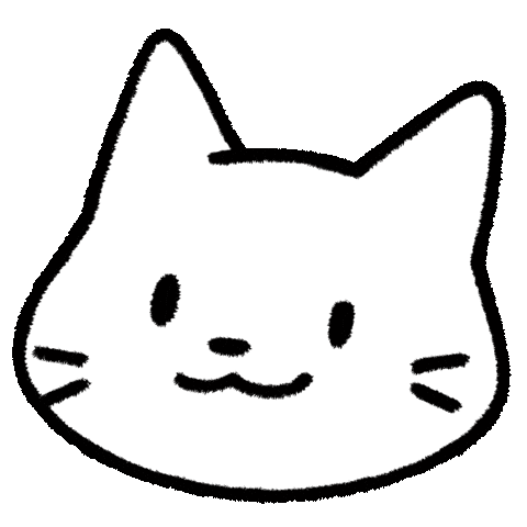 貓 笑 Sticker