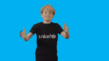 Joy Help GIF by UNICEF Nederland