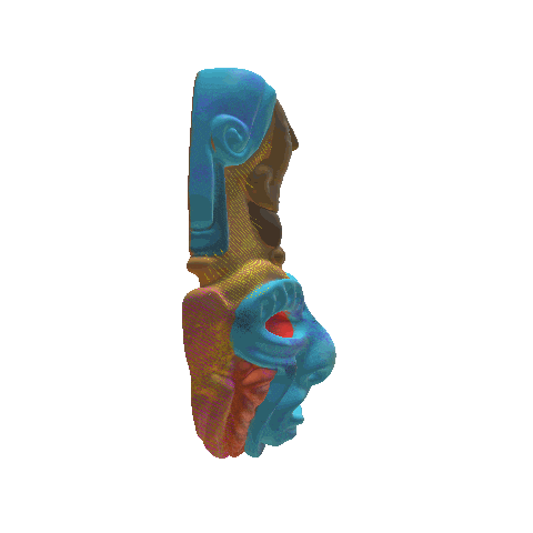 Skull Colombia Sticker