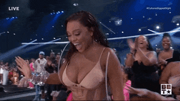 Excited Latto GIF by BET Awards