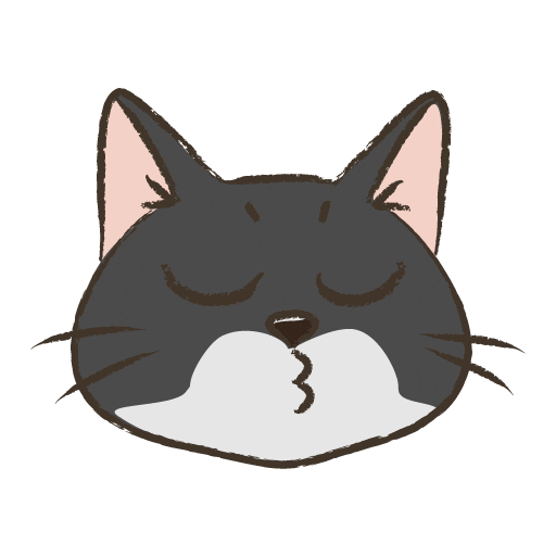 Cartoon Cat Kiss Sticker