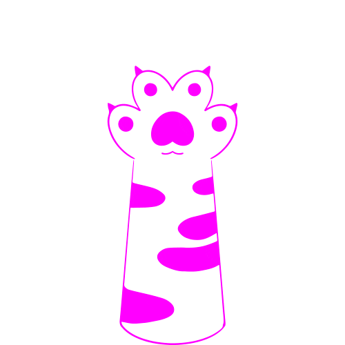 Cat Love Sticker by Hypersthène