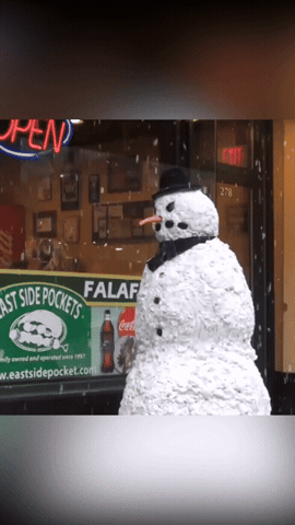 Freaky The Scary Snowman GIF