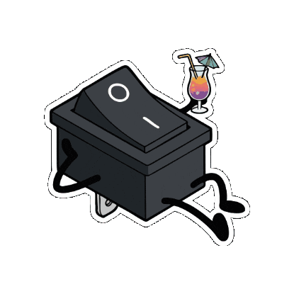Relaxed Chill Sticker by Wuerth Elektronik Group