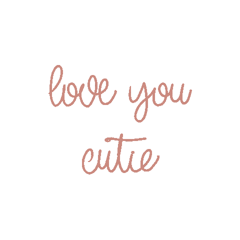 Love You Cutie Sticker