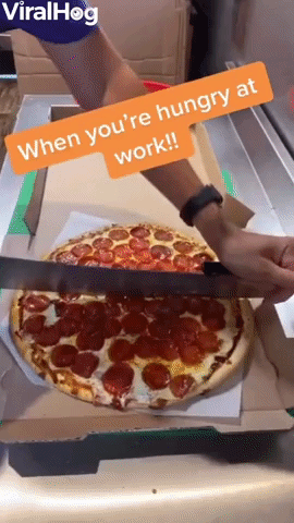 Pizza Cutter Pizza Sticker - Pizza Cutter Pizza Hungry - Discover & Share  GIFs