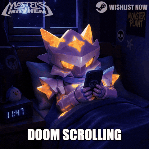 Scrolling Social Media GIF by Super Studios (Community)