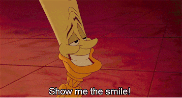 Beauty And The Beast Smile GIF
