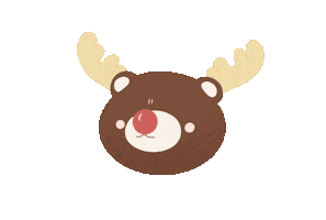 Christmas Bear Sticker
