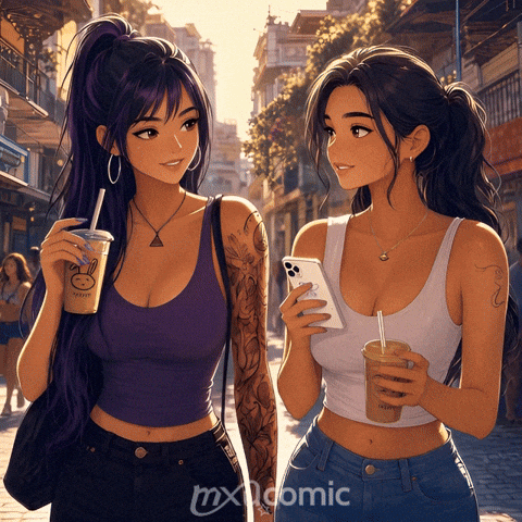 Laughing Together Girl Talk GIF by MXU