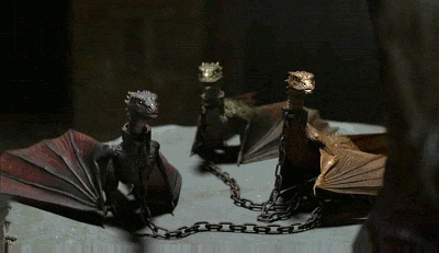  game of thrones baby dragon GIF
