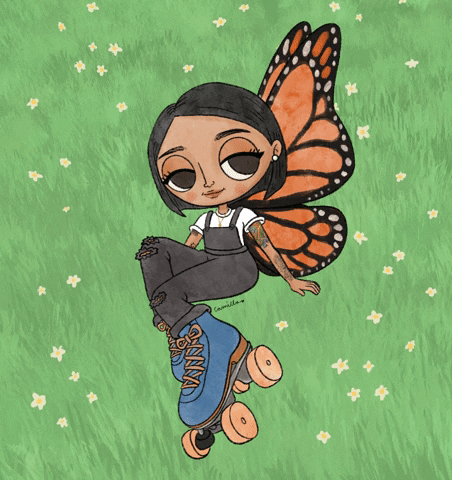 Skate Butterfly GIF