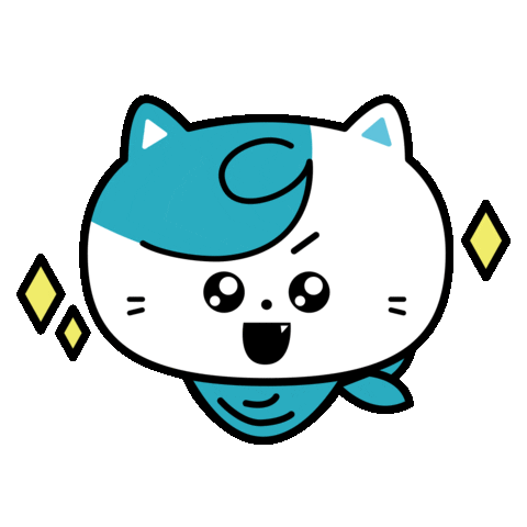 Happy Cat Sticker by graph Co.,Ltd.