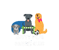 Nutty Pups Canine Club Sticker by Nutty Pups