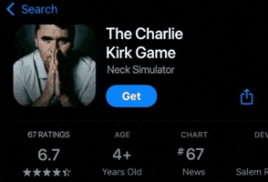 Cracking Charlie Kirk GIF