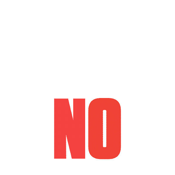Typography No Sticker for iOS & Android GIPHY