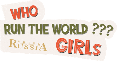 Woman Girls Sticker by Hotel Russia
