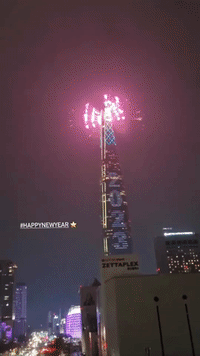 Fireworks Mark New Year in South Korean Capital