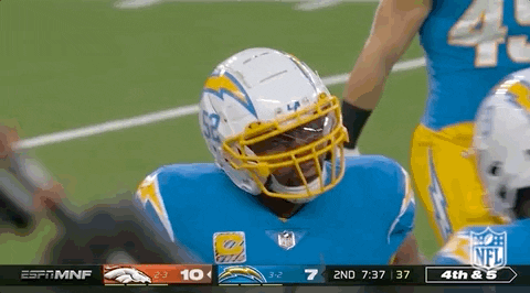 Los Angeles Chargers Football GIF by NFL - Find & Share on GIPHY