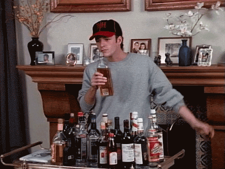 happy hour _____ing GIF